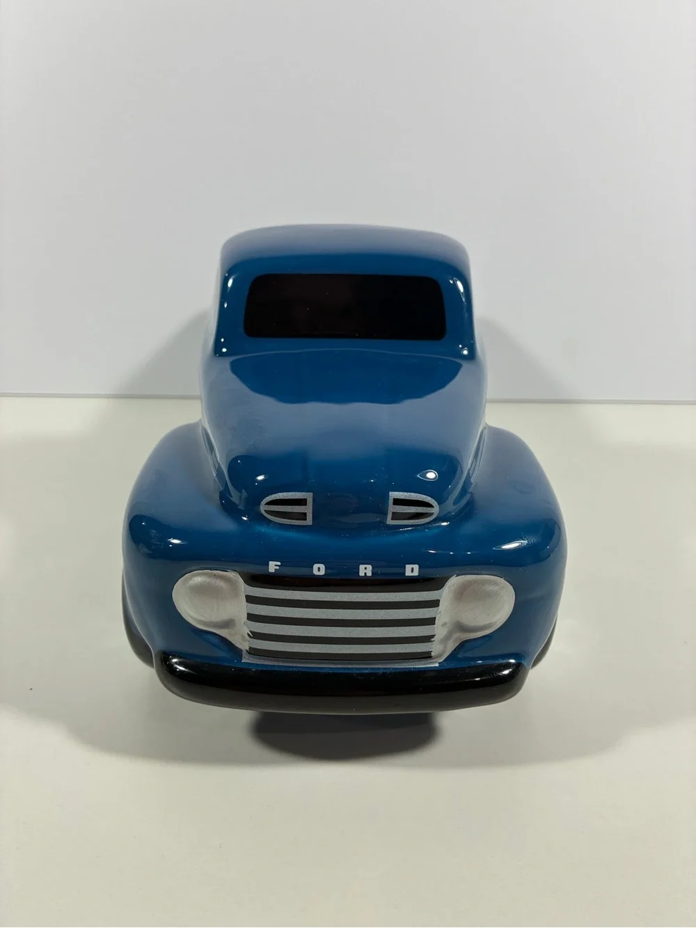 Official Licensed Blue 1948 Ford F-1 Ceramic Pickup Truck Teleflora Fathers Day